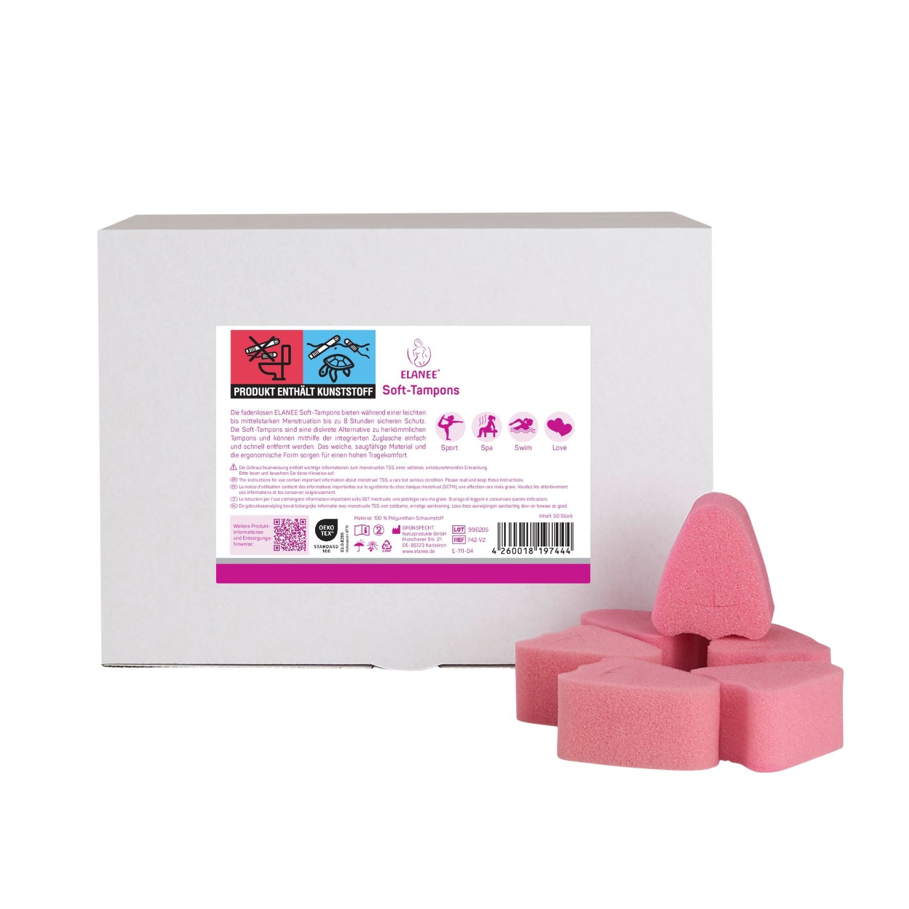 Soft tampons