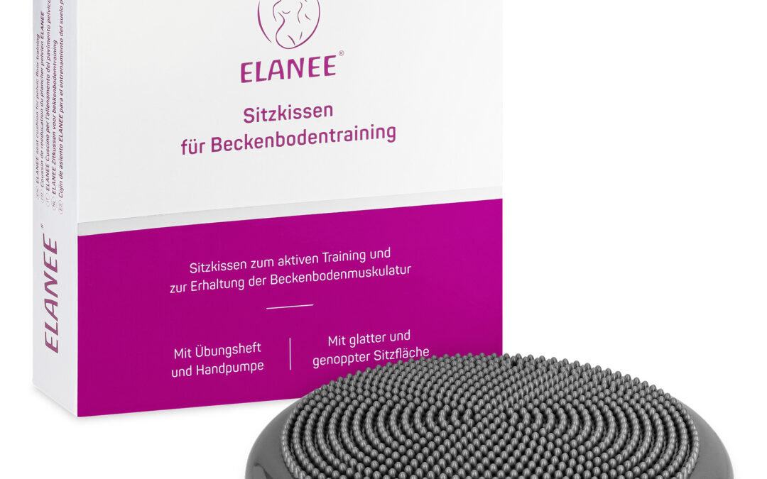 Sitzkissen für Beckenbodentraining grau