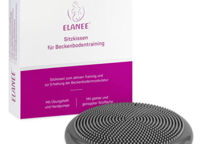 Sitzkissen für Beckenbodentraining grau